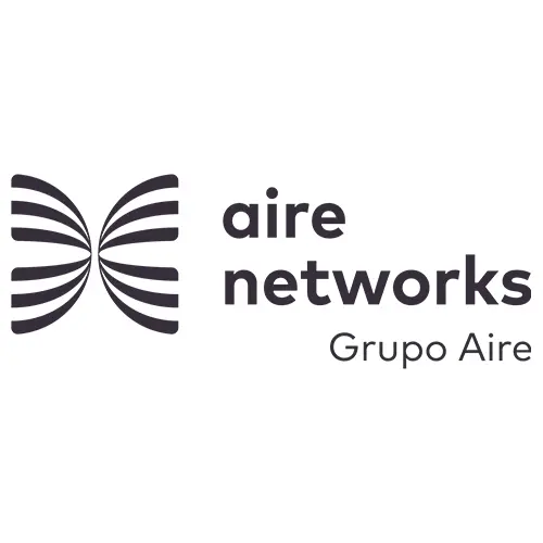 Logo de Aire Networks, operador de telecomunicaciones y redes de alta capacidad.