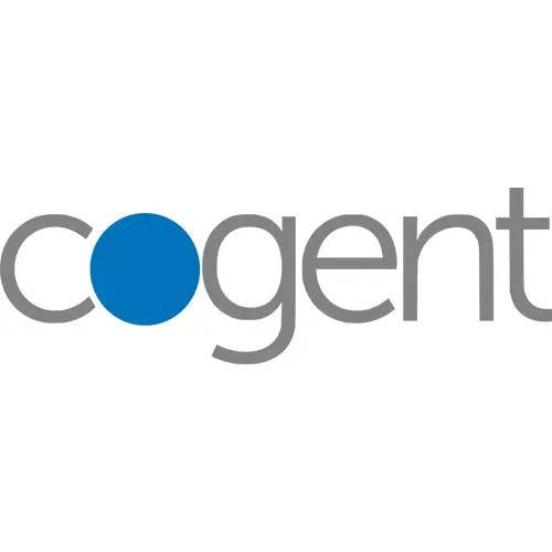 Logo de Cogent, proveedor global de conectividad IP y operador de red.