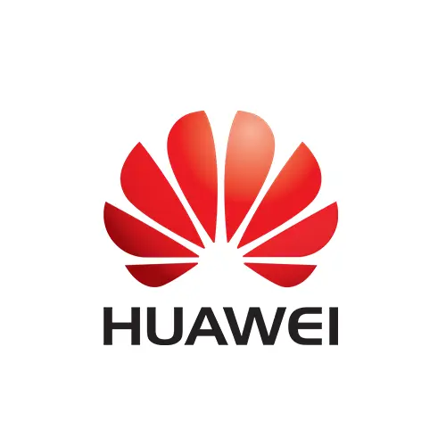Logo de Huawei, fabricante tecnológico de redes e infraestructura.