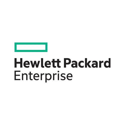 Logo de Hewlett Packard Enterprise (HPE), fabricante tecnológico de servidores.